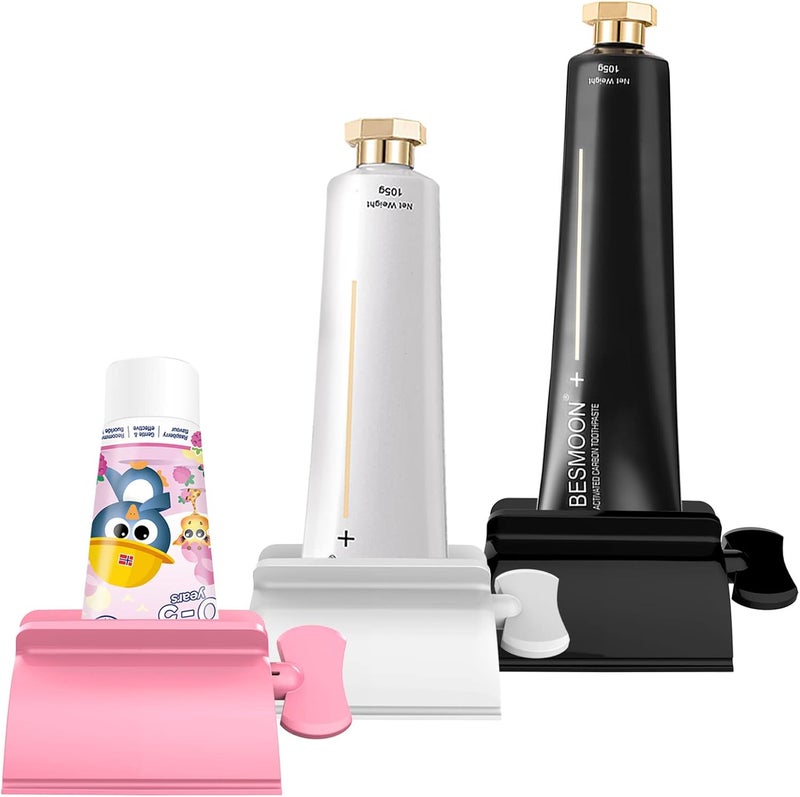 LAMY Toothpaste Squeezer, 3 PCS Tube Squeezer Kitchen and Bathroom Gadgets for Sauces and Various Tube-Based Cosmetics, Home and Apartment Essentials - Image 1